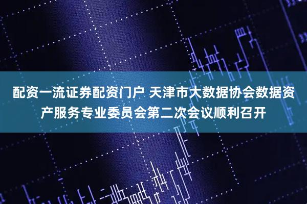 配资一流证券配资门户 天津市大数据协会数据资产服务专业委员会第二次会议顺利召开